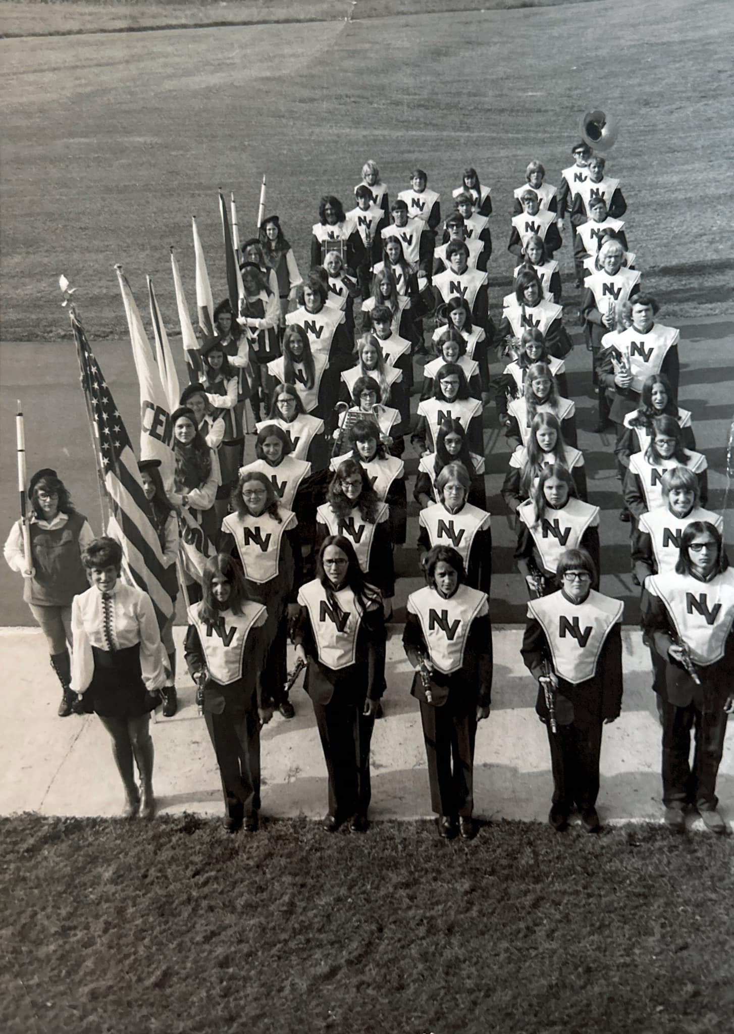 NVHS Marching Band Fall 1973