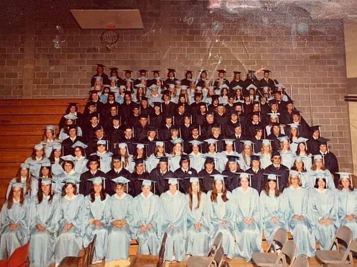 Newark Valley High School Class of 1974 graduation picture