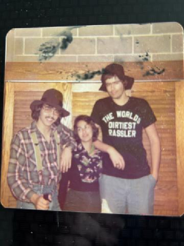 Bud Estes, Anna Rotunda, and Erik Hansson from the cast of "Lil Abner"