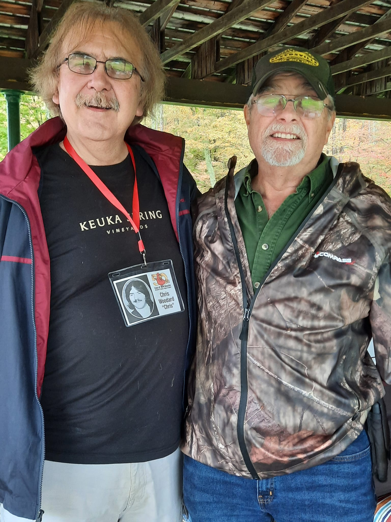 Chris Woodard & Joe Wiiki at the Trout Ponds 9/29/24