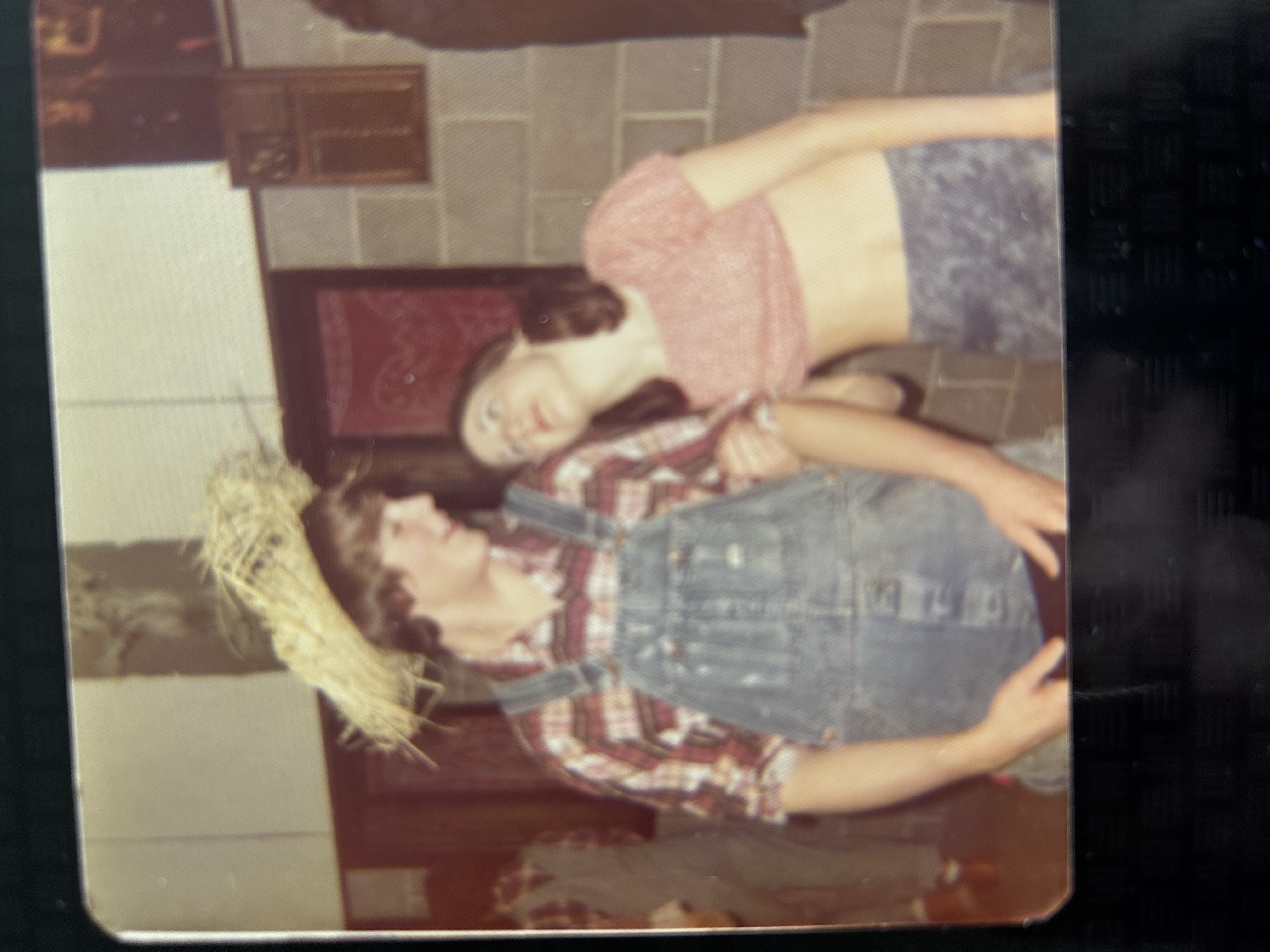 Don Cornwell as "Lil Abner" and Dianna Horton as "Daisy Mae" from the cast of "Lil Abner"